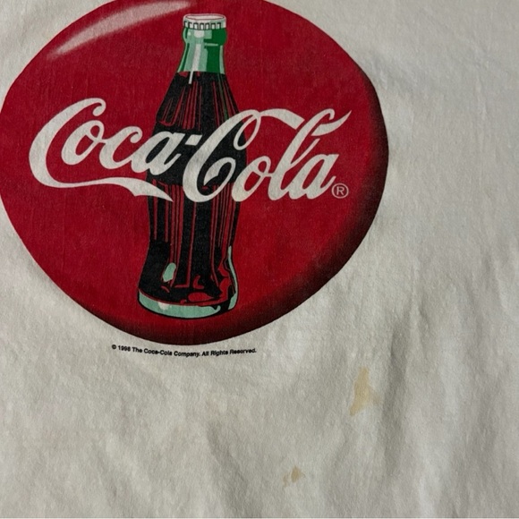 Vintage 90s Coca-Cola single bottle graphic tee - Picture 4 of 4